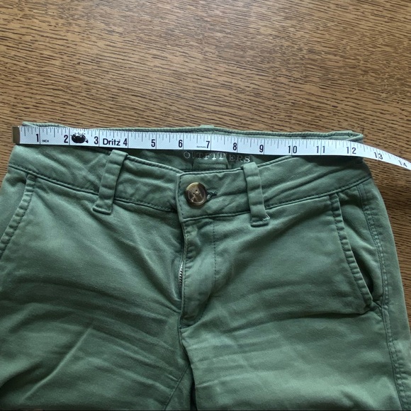 American eagle midi shorts in army green - Picture 4 of 5